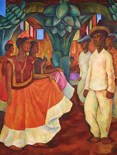 Dance in Tehuantepec Diego Rivera